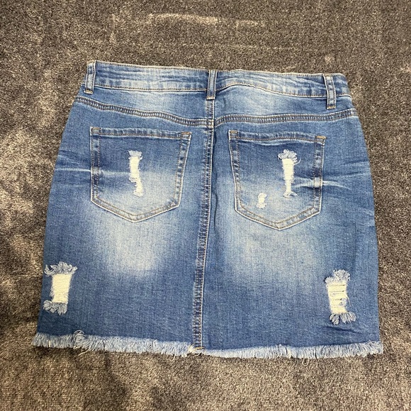 Mini denim skirt - Picture 4 of 4